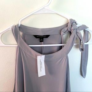 Banana Republic Factory Gray Tie Top NWT
